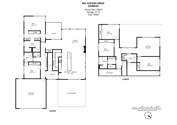 Floorplan of Homely house listing, 603 Oceana Drive, Howrah TAS 7018