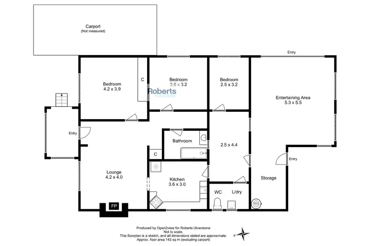 Floorplan of Homely house listing, 10 Hull Street, Wivenhoe TAS 7320
