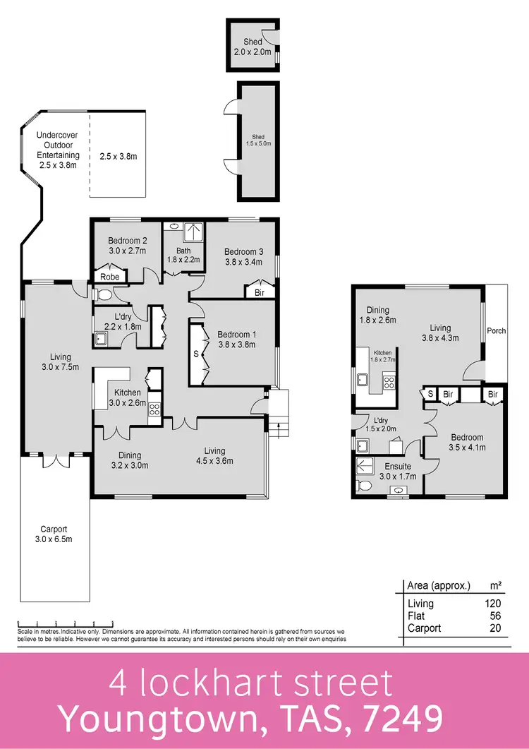 Floorplan of Homely house listing, 4 Lockhart Street, Youngtown TAS 7249