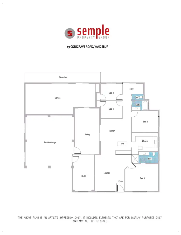 Floorplan of Homely house listing, 49 Conigrave Road, Yangebup WA 6164
