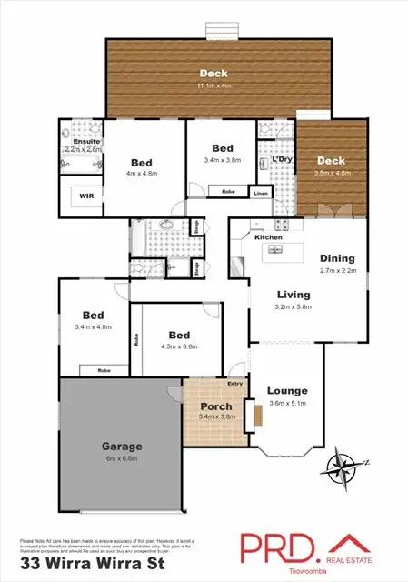 Floorplan of Homely house listing, 33 Wirra Wirra Street, East Toowoomba QLD 4350