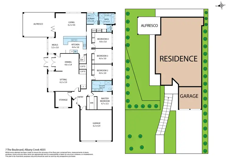 Floorplan of Homely house listing, 7 The Boulevard, Albany Creek QLD 4035