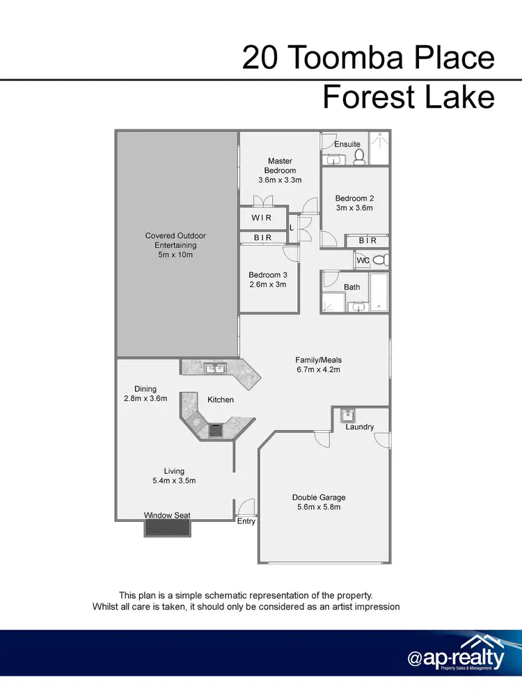 Floorplan of Homely house listing, 20 Toomba Place, Forest Lake QLD 4078