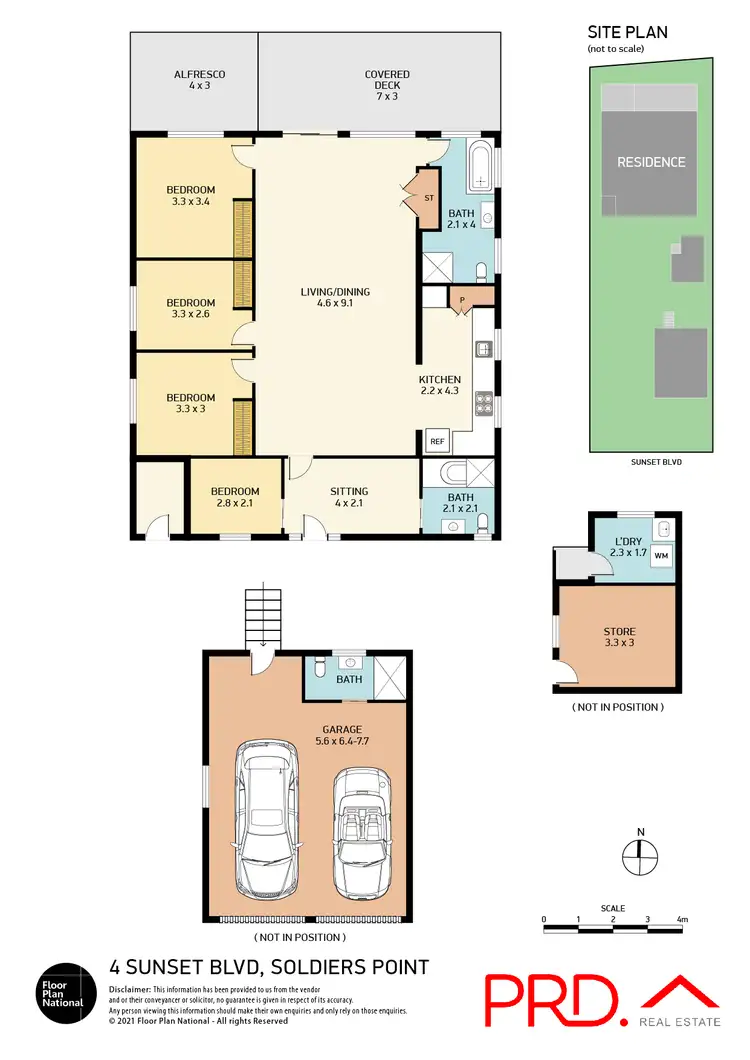 Floorplan of Homely house listing, 4 Sunset Boulevard, Soldiers Point NSW 2317