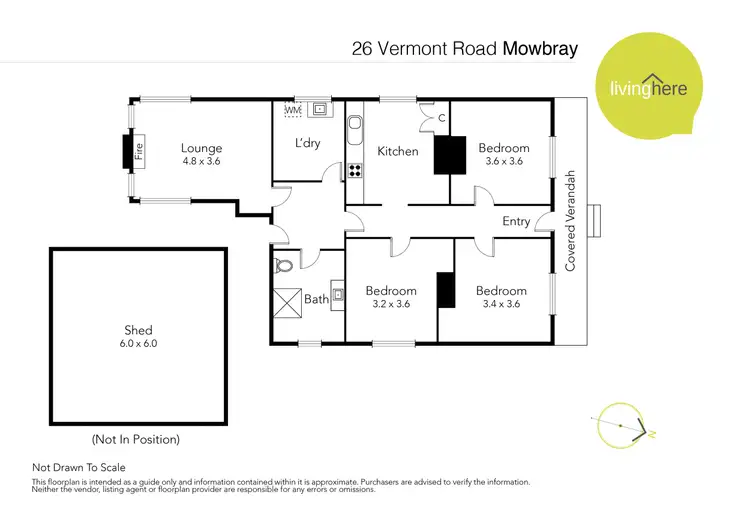 Floorplan of Homely house listing, 26 Vermont Road, Mowbray TAS 7248