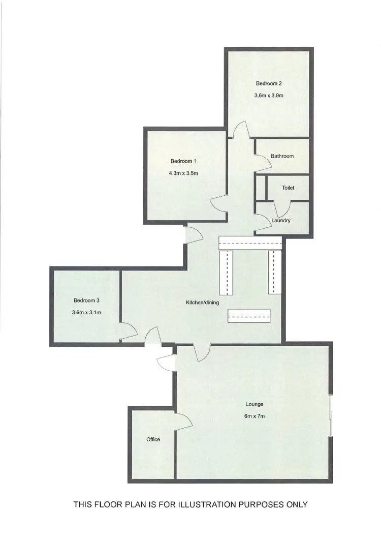 Floorplan of Homely house listing, 48 JENKINS TERRACE, Naracoorte SA 5271