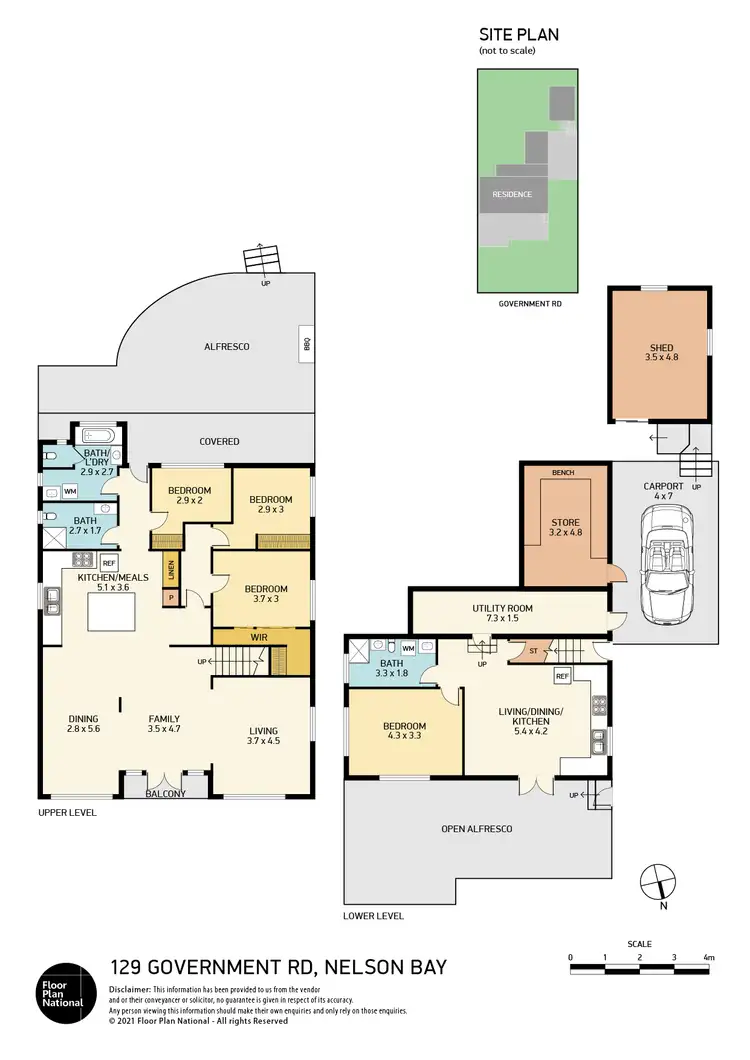 Floorplan of Homely house listing, 129 Government Road, Nelson Bay NSW 2315