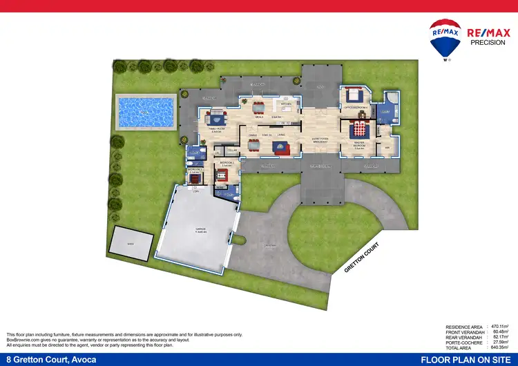 Floorplan of Homely house listing, 8 Gretton Court, Avoca QLD 4670
