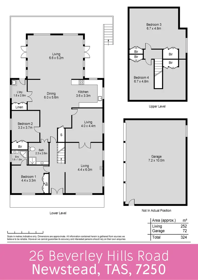 Floorplan of Homely house listing, 26 Beverley Hills Road, Newstead TAS 7250