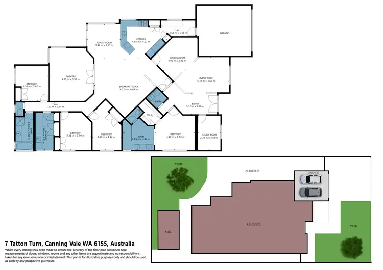 Floorplan of Homely house listing, 7 Tatton Turn, Canning Vale WA 6155