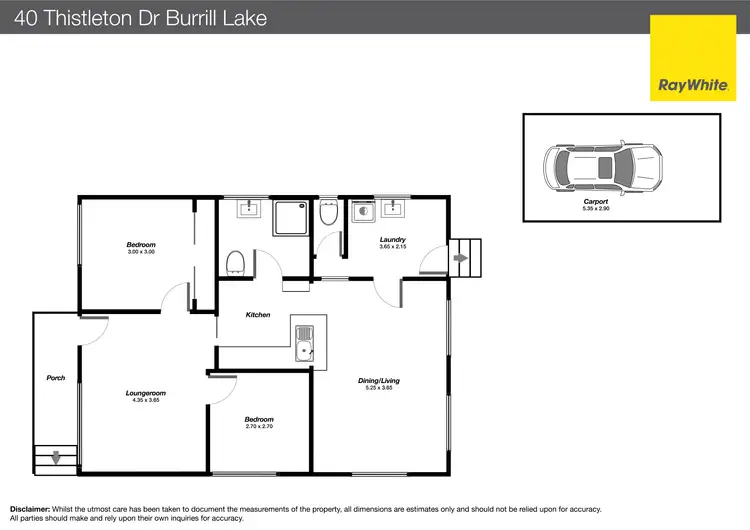Floorplan of Homely house listing, 40 Thistleton Drive, Burrill Lake NSW 2539