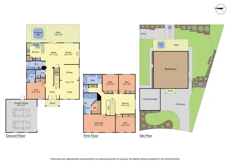 Floorplan of Homely house listing, 3 Hermitage Place, Rowville VIC 3178
