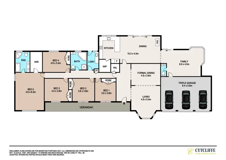 Floorplan of Homely rural property listing, 20 Douglas McMaster Place, Llandilo NSW 2747