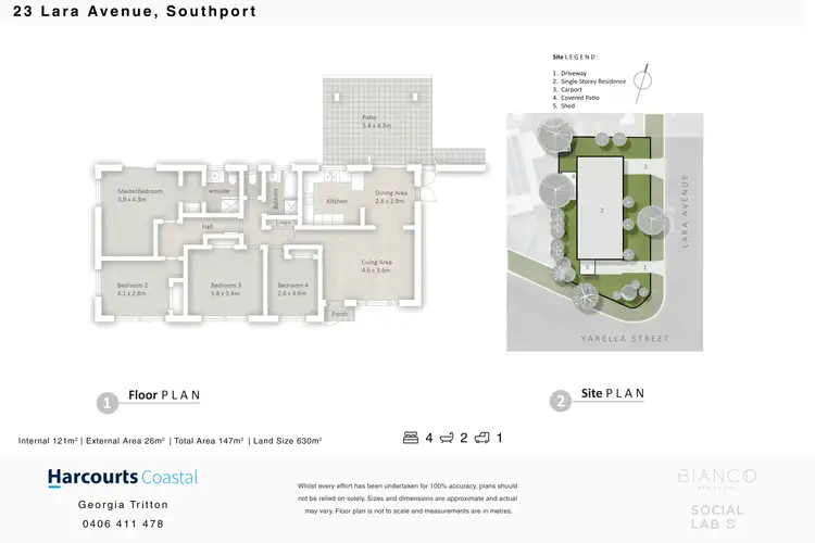 Floorplan of Homely house listing, 23 Lara Avenue, Southport QLD 4215