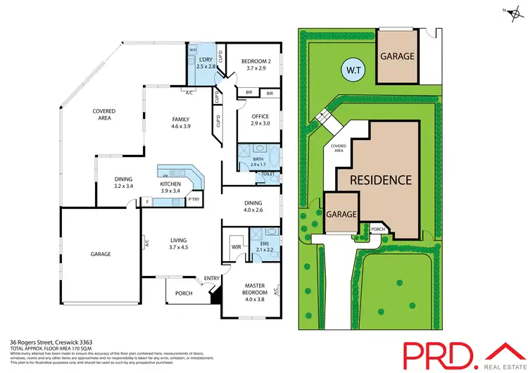 Floorplan of Homely house listing, 36 Rogers Street, Creswick VIC 3363