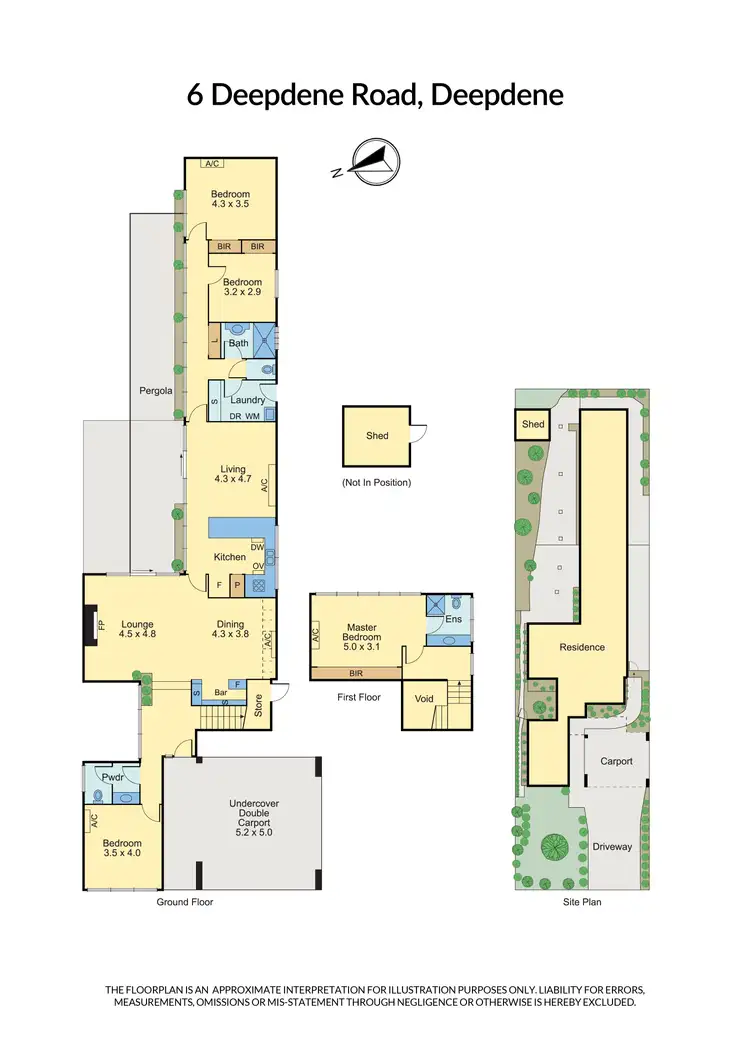 Floorplan of Homely house listing, 6 Deepdene Road, Deepdene VIC 3103