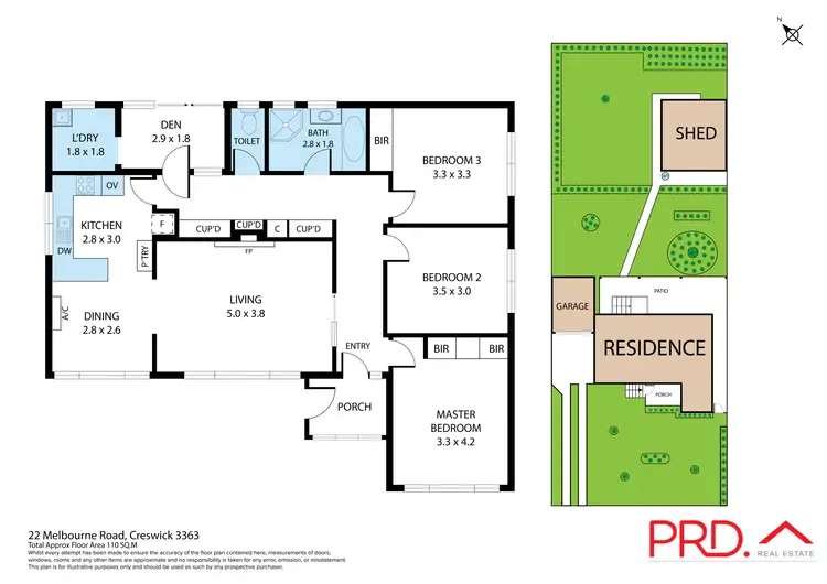 Floorplan of Homely house listing, 22 Melbourne Road, Creswick VIC 3363