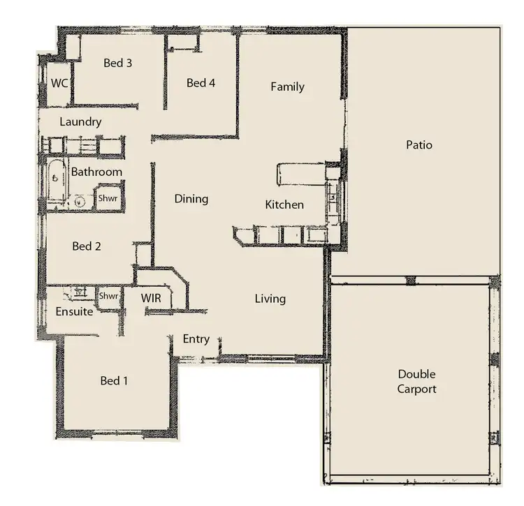 Floorplan of Homely house listing, 5 Sage Court, Halls Head WA 6210