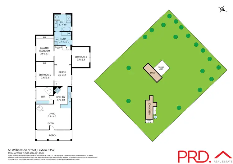 Floorplan of Homely house listing, 65 Williamson Street, Lexton VIC 3352