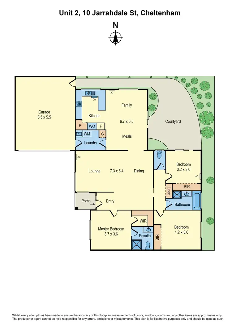 Floorplan of Homely unit listing, 2/10 Jarrahdale Street, Cheltenham VIC 3192
