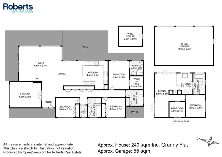 Floorplan of Homely house listing, 25 Francis Street, Swansea TAS 7190