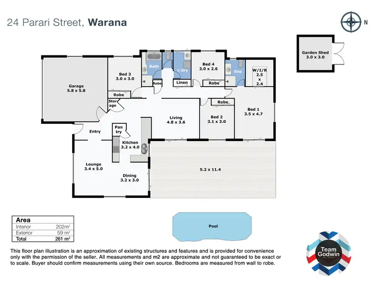 Floorplan of Homely house listing, 24 Parari Street, Warana QLD 4575