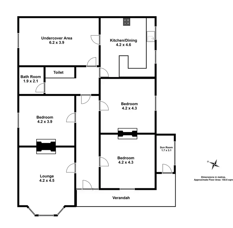 Floorplan of Homely house listing, 111 Balfour Street, Launceston TAS 7250