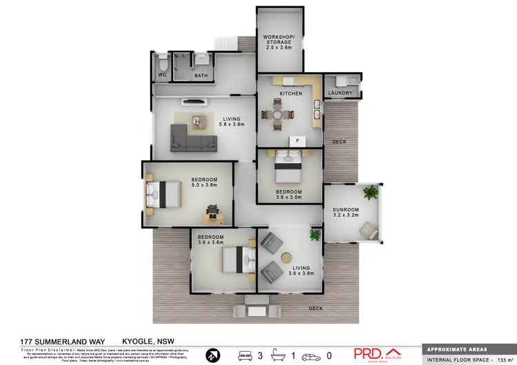 Floorplan of Homely house listing, 177 Summerland Way, Kyogle NSW 2474