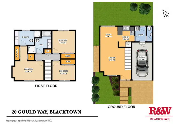 Floorplan of Homely townhouse listing, 20 Gould Way, Blacktown NSW 2148