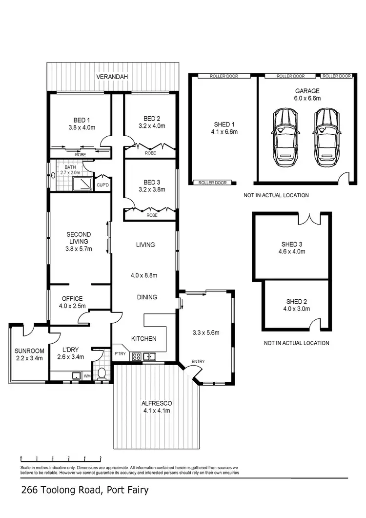 Floorplan of Homely house listing, 266 Toolong Road, Port Fairy VIC 3284