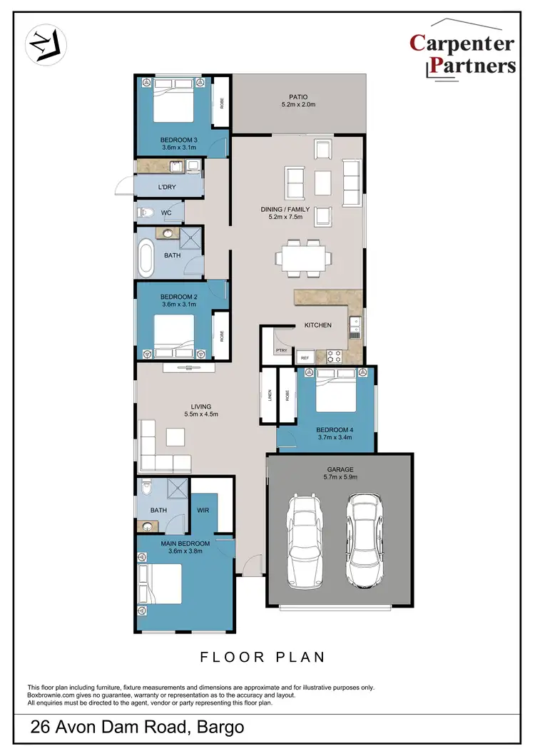 Floorplan of Homely house listing, 26 Avon Dam Road, Bargo NSW 2574