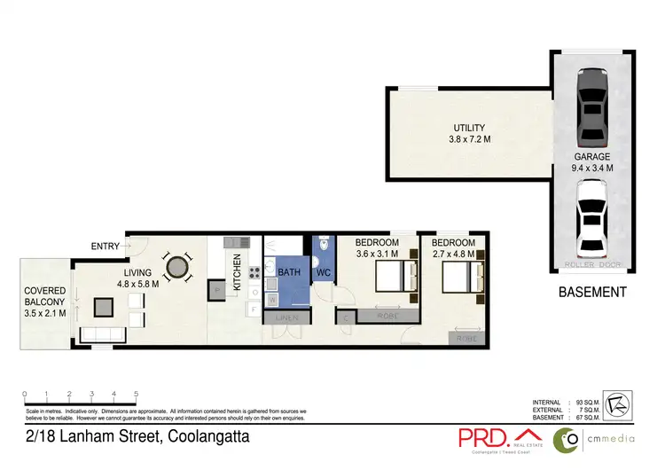 Floorplan of Homely apartment listing, 2/18 Lanham Street, Coolangatta QLD 4225