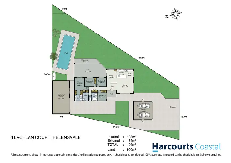 Floorplan of Homely house listing, 6 Lachlan Court, Helensvale QLD 4212