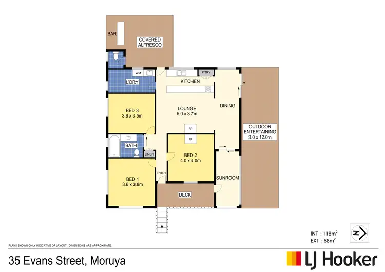Floorplan of Homely house listing, 35 Evans Street, Moruya NSW 2537