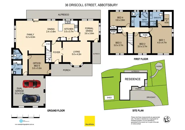 Floorplan of Homely house listing, 36 Driscoll Street, Abbotsbury NSW 2176