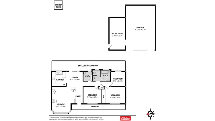 Floorplan of Homely house listing, 5 PARA AVENUE, Cape Jervis SA 5204
