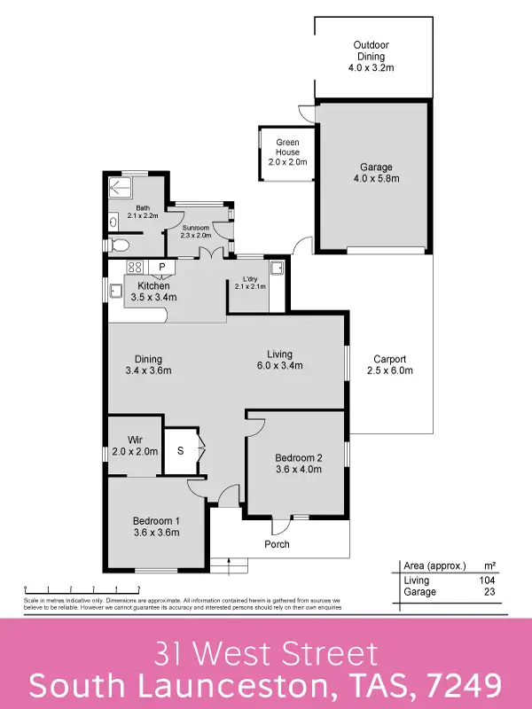 Floorplan of Homely house listing, 31 West Street, South Launceston TAS 7249
