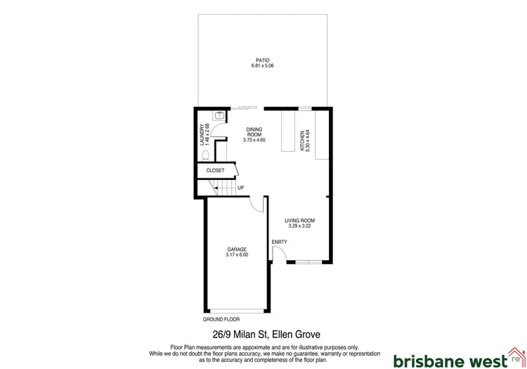 Floorplan of Homely townhouse listing, 9/26 Milan Street, Ellen Grove QLD 4078