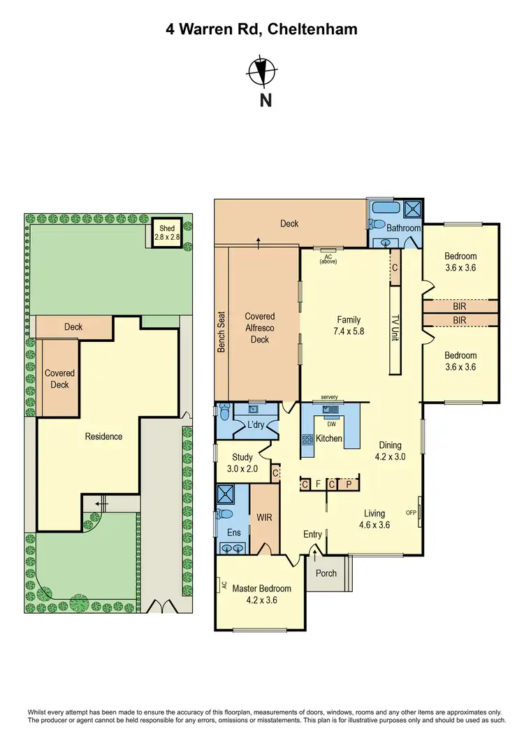 Floorplan of Homely house listing, 4 Warren Road, Cheltenham VIC 3192