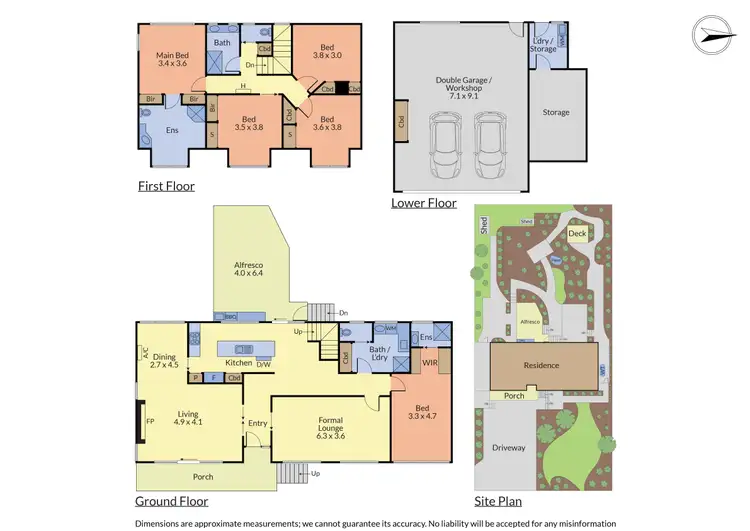 Floorplan of Homely house listing, 4 Nelson Street, Ferntree Gully VIC 3156
