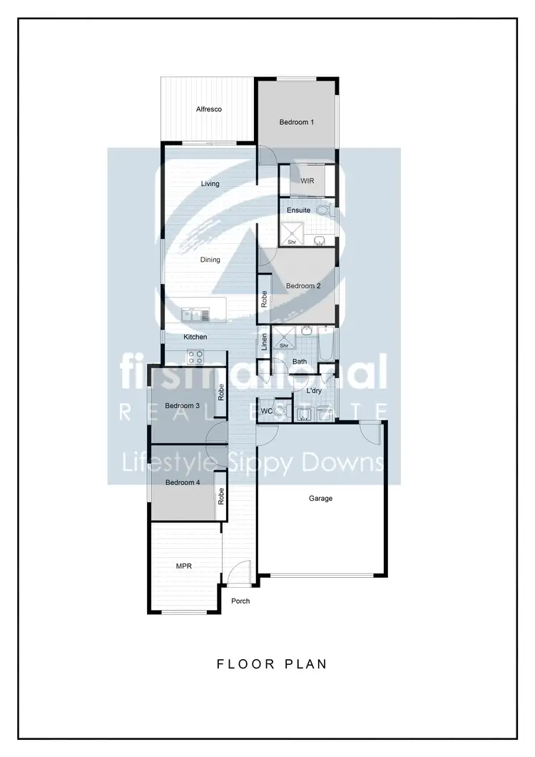 Floorplan of Homely house listing, 21 Venardos Way, Palmview QLD 4553