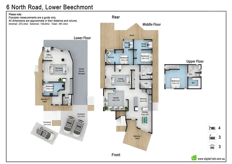 Floorplan of Homely house listing, 6 North Road, Lower Beechmont QLD 4211