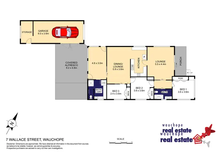 Floorplan of Homely house listing, 7 Wallace Street, Wauchope NSW 2446