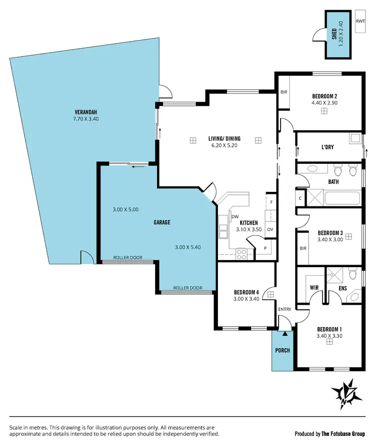 Floorplan of Homely house listing, 6 Railway Court, Sheidow Park SA 5158