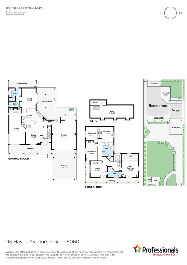 Floorplan of Homely house listing, 93 Hayes Avenue, Yokine WA 6060