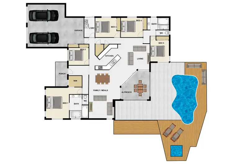 Floorplan of Homely house listing, 58 Cardwell Street, Forest Lake QLD 4078
