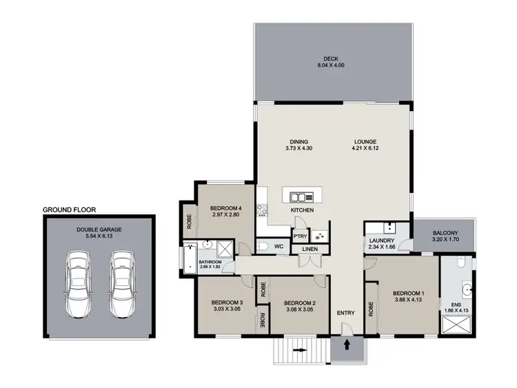 Floorplan of Homely house listing, 20 Andrew Walker Drive, Goodna QLD 4300