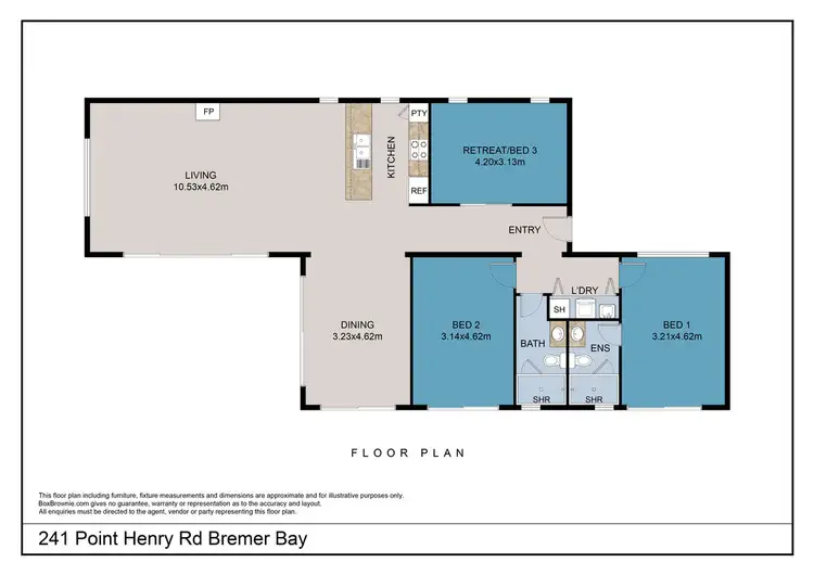 Floorplan of Homely house listing, 241 Point Henry Road, Bremer Bay WA 6338