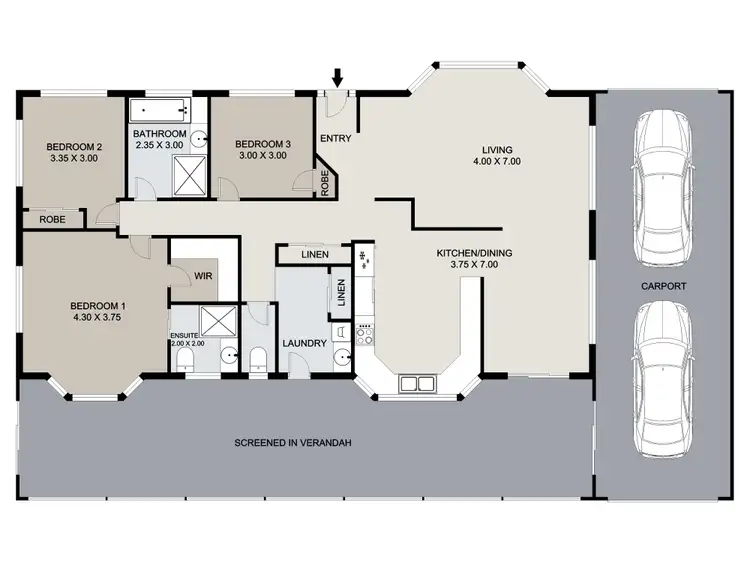 Floorplan of Homely house listing, 55 Stewart Road, Beecher QLD 4680