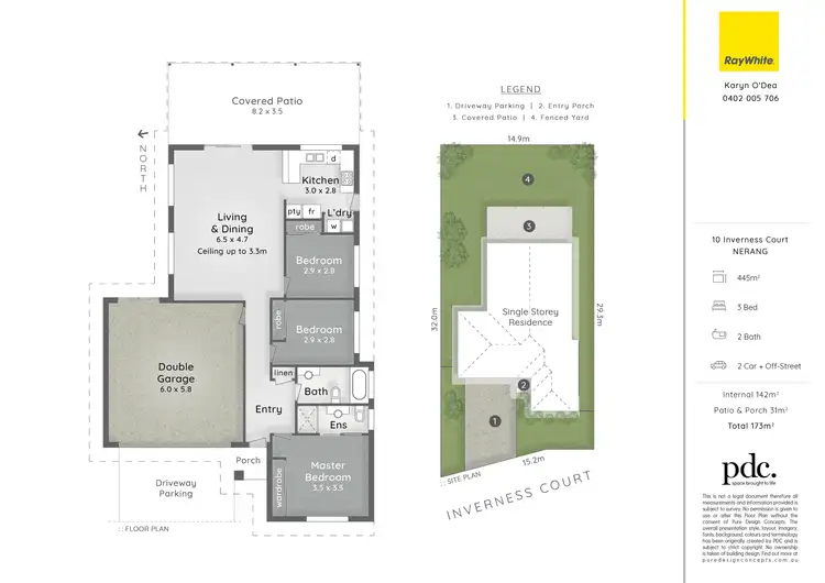 Floorplan of Homely house listing, 10 Inverness Court, Nerang QLD 4211